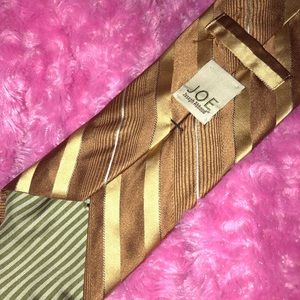 JA TIE brown patterned